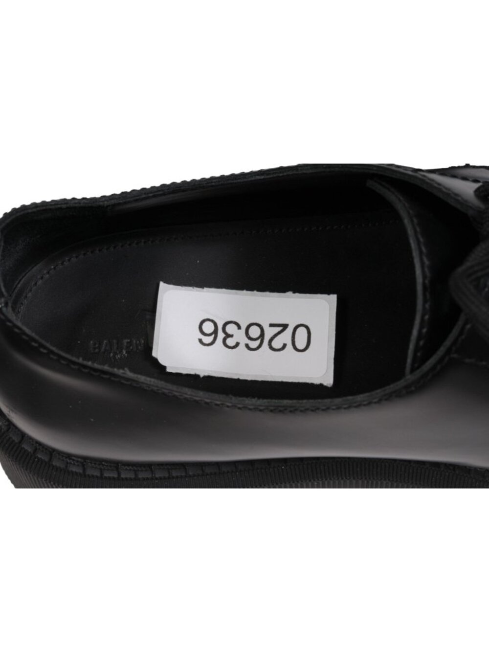 Balenciaga Mens Tractor Derbys US 10 EU 43 Black Leather Cunky Lace Ups - Picture 12 of 13